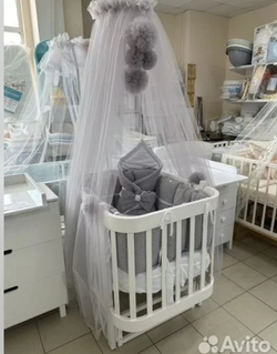 АКЦИЯ! Кровать трансформер 3в1 с маятником и колесами