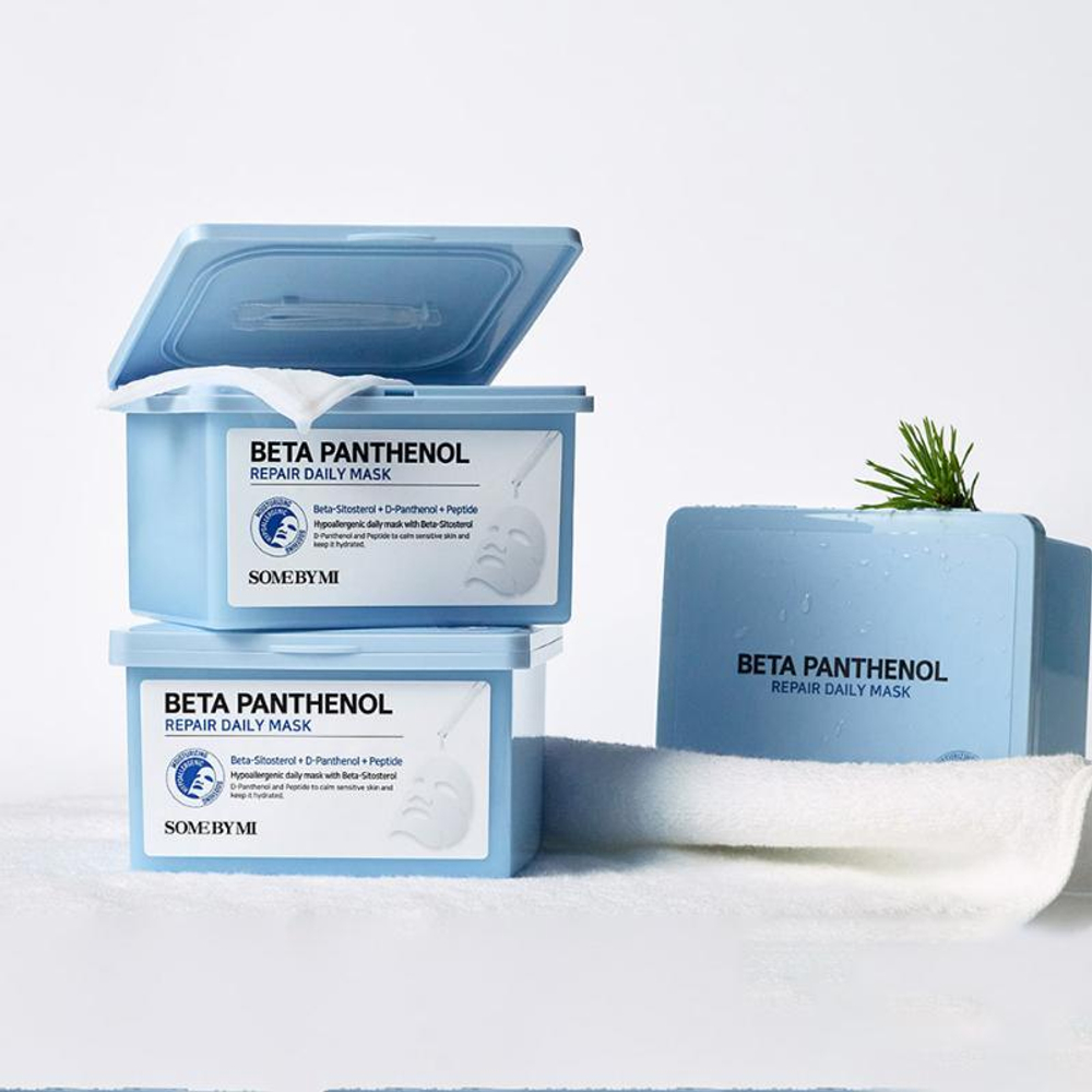SOME BY MI Ежедневная восстанавливающая маска с бета-пантенолом - BETA PANTHENOL REPAIR DAILY MASK ,30шт