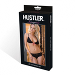 Комплект белья Hustler Lingerie HL212 с красной шнуровкой