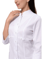 Халат медицинский женский Doctor Big 292 Ultra, 3/4 рукав, белый, 52