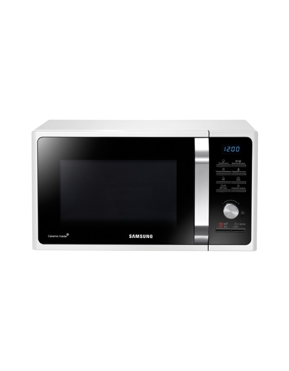 Samsung MG23F301TQW/BW Микроволновая печь, 23л, 800Вт, белый