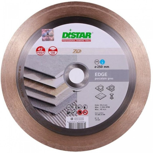 Диск алмазный Distar 250 7D EDGE 250х1.4х25х25.4 111-204-210-19