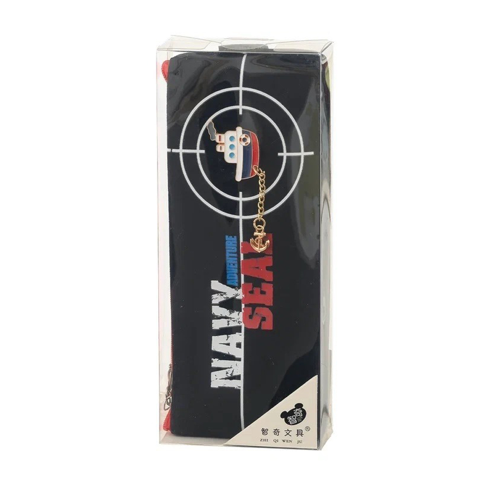 Пенал-косметичка Basir без наполнения, 21*8,5*3 см, серия "Корабль", ассорти