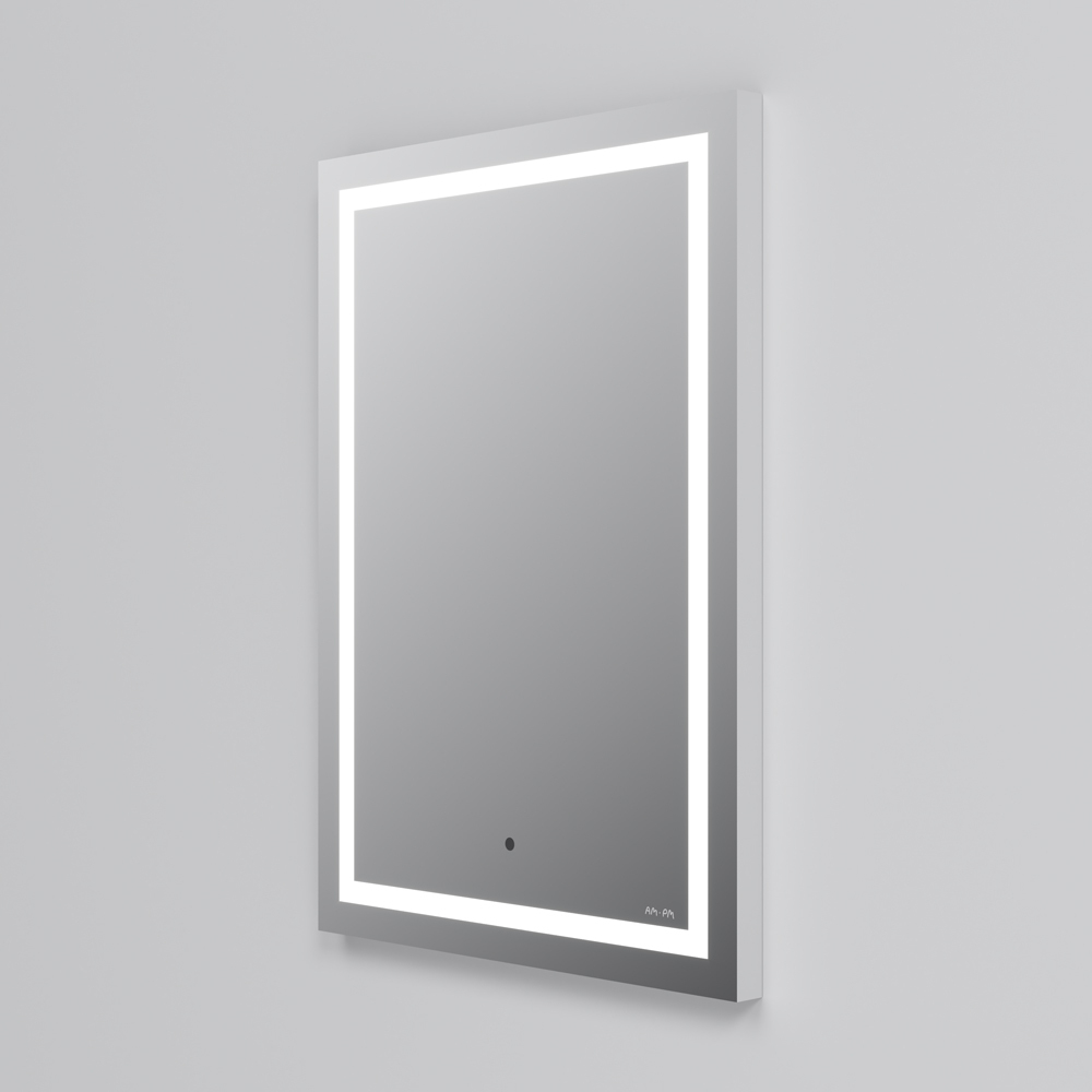 Универсальное зеркало настенное с контурной LED-подсветкой, 50 см AM.PM Gem M91AMOX0501WG