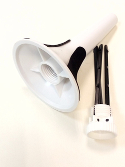 Подставка для трубы белая