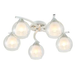 Citilux Кристи CL152150 Люстра потолочная Белая Хром