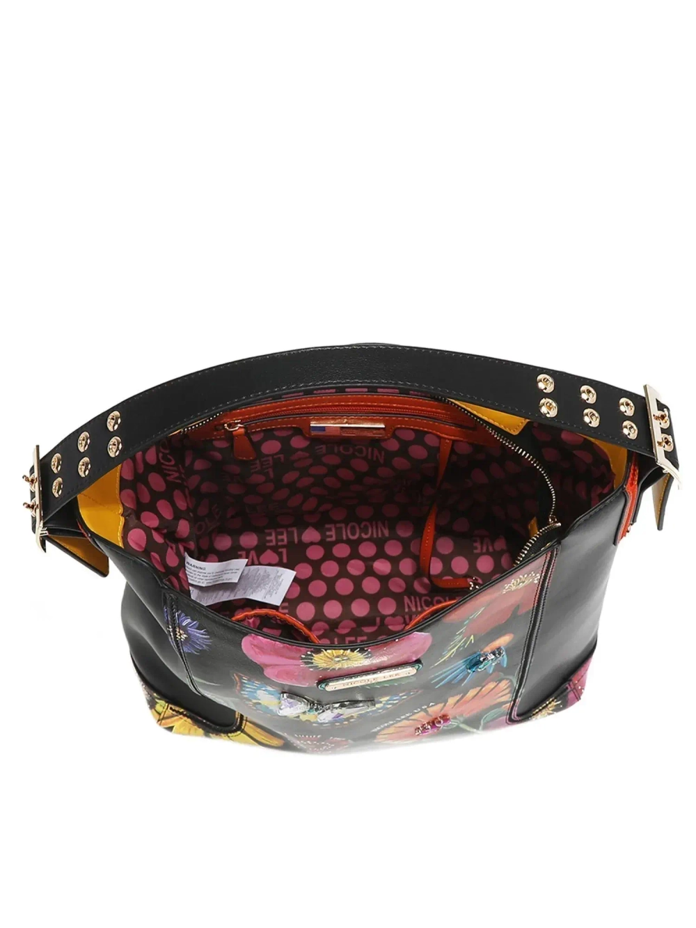 Сумка Nicole Lee USA 16745 Flower Black