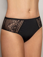 Трусики-панти Compliment с кружевными вставками по бокам (Размер: 42) (Цвет: черный)