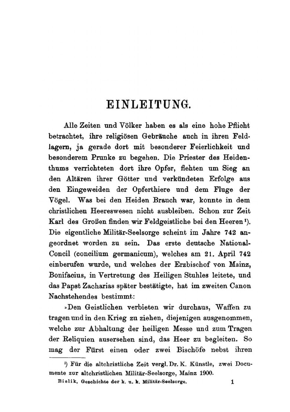 Geschichte Der K. U. K. Militär-Seelsorge Und Des Apostolischen Feld-Vicariates | E.Bielik