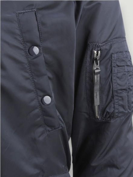 Куртка Аляска Alpha Slim Fit N-3B (стальной синий - steel blue)