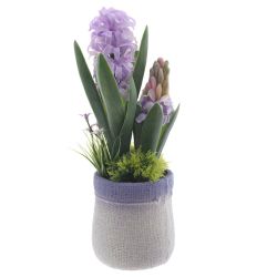 GAEM Цветочная композиция "Гиацинты" , L11 W10 H28 см