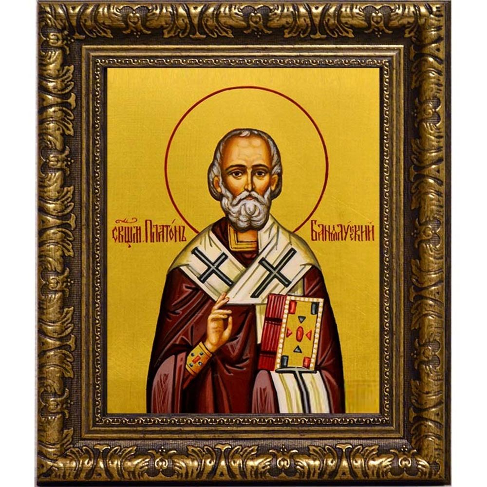 Платон Йованович, Банялукский, епископ, священномученик. Икона на холсте.