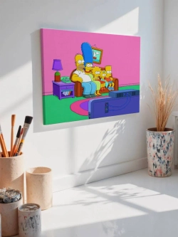 Картина на стену 40 X 50 Симпсоны