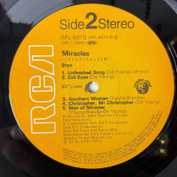 Винтажная виниловая пластинка LP Styx Man Of Miracles (Japan 1981) (Obi)