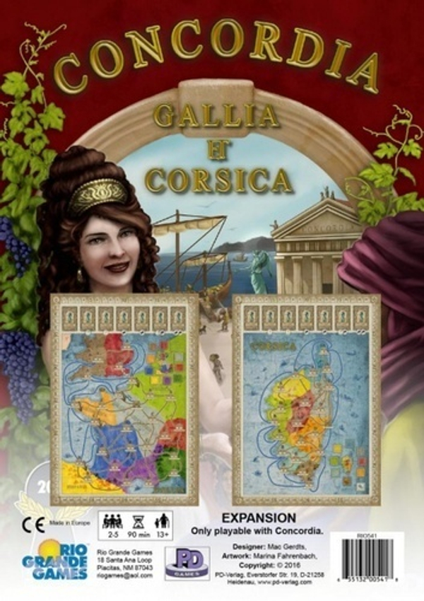 Concordia: Gallia/Corsica Expansion