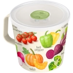 Контейнер-кружка 0,75л «IZI-GO» с крышкой (светло-бежевый)