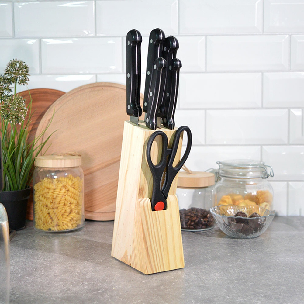 Набор ножей 7 предметов на подставке, MB 27423