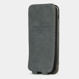 Чехол для iPhone 11 Pro из натуральной кожи питона, темно-коричневого цвета