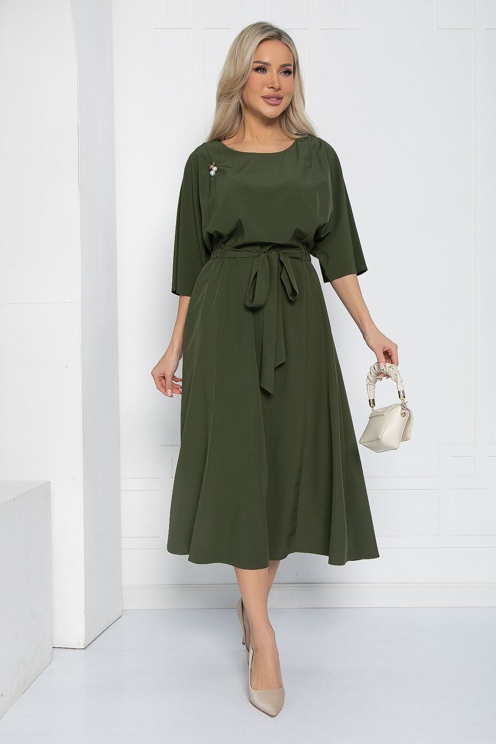 Платье Воздушный полёт (зеленая сосна) П12476-15 LT Collection