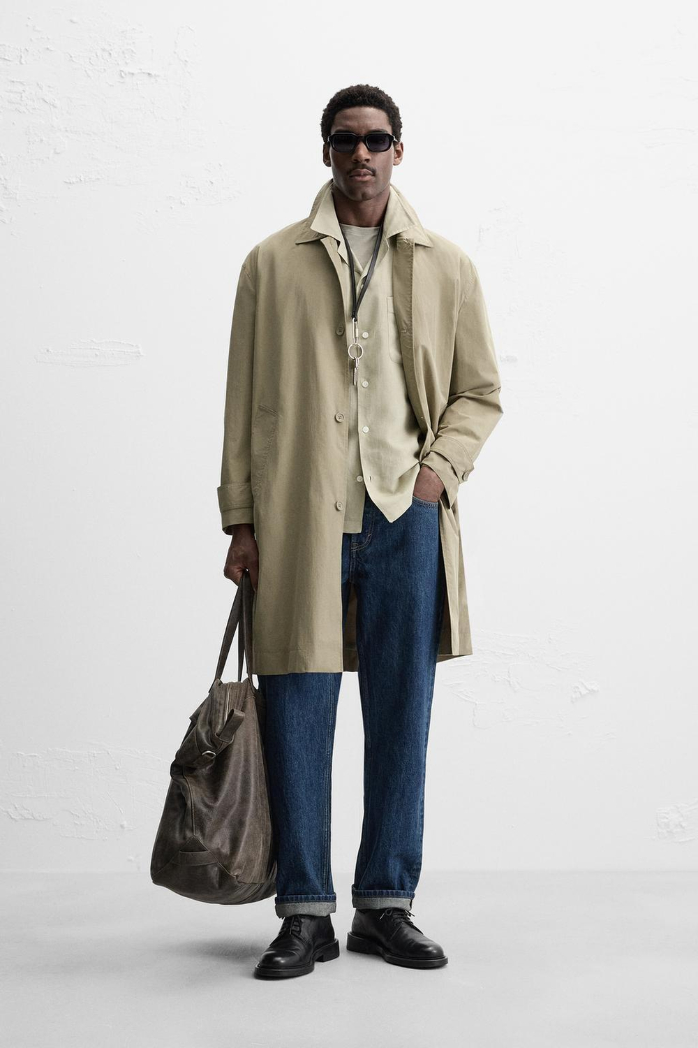 Тренч relaxed fit