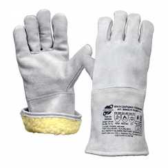 Краги спилковые утепленные Arcticus 200435 W