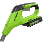 Триммер аккумуляторный GREENWORKS 2113307SA 24V, 25 см, с 1хАКБ 2 Ач и ЗУ