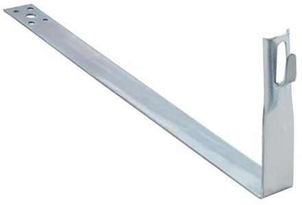 Держатель проводника круглого 6-8мм черепич. кровля L380мм оцинк. сталь HDZ IEK ZDP80-14-5-68-380