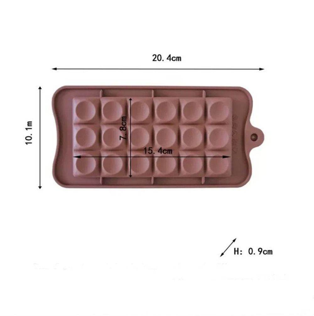 Форма силиконовая для шоколада «Плитка поп-ит»