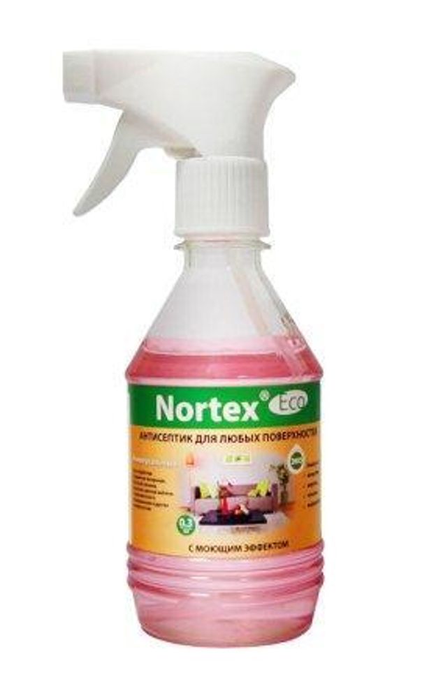 Антисептик Nortex-Eco с антисептиком  0,3л  с распылителем * АКЦИЯ