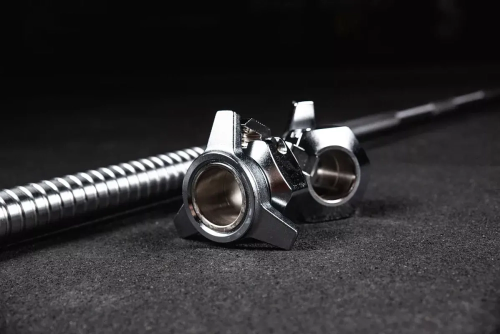 Гриф  "Ленинградка" с замками, 20кг