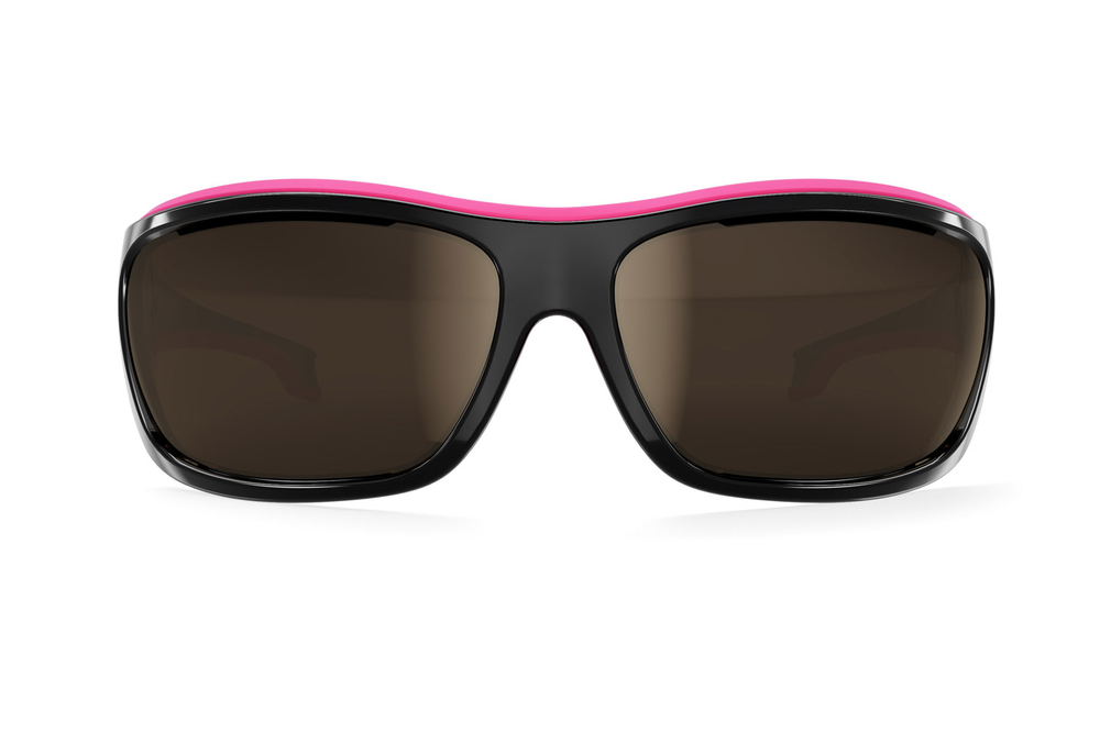 Спортивные очки LiP Tide / Gloss Black - Pink Rubber / PC Polarized / Levante Series Chroma Brown