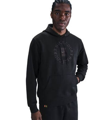 Мужская теннисная кофта Nike Court Heritage French Terry - black/anthracite