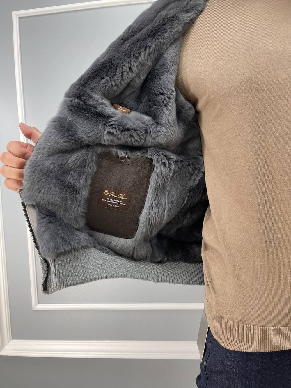 Меховой бомбер Loro Piana