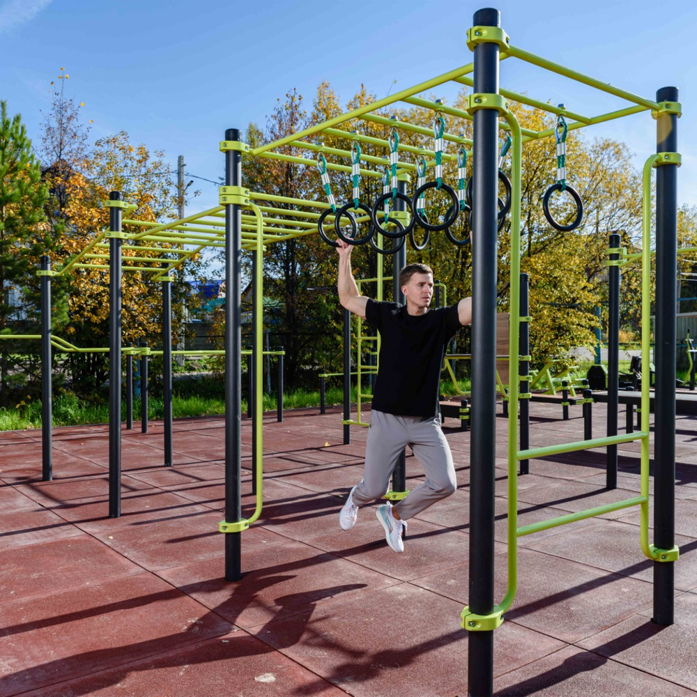 W358 GTO Рукоход с изменением высоты с подвижными кольцами (разноуровневый) ZAVODSPORTA