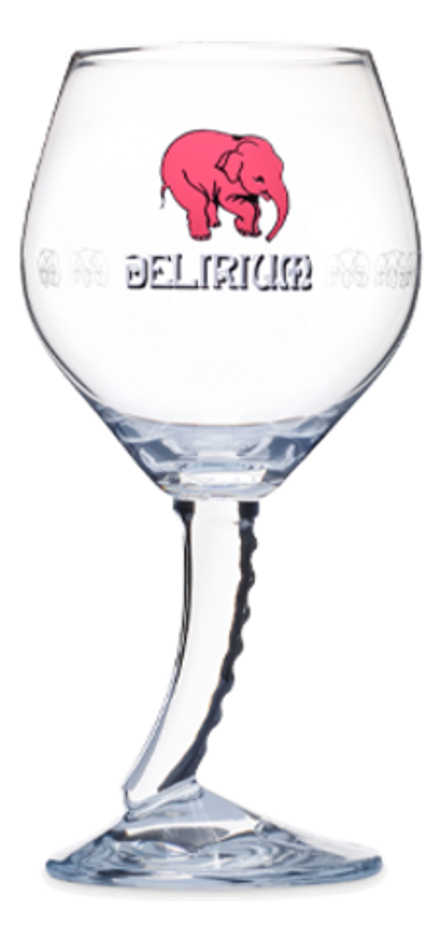 Бокал для пива Делириум / Delirium на резной ножке 150мл - 1шт