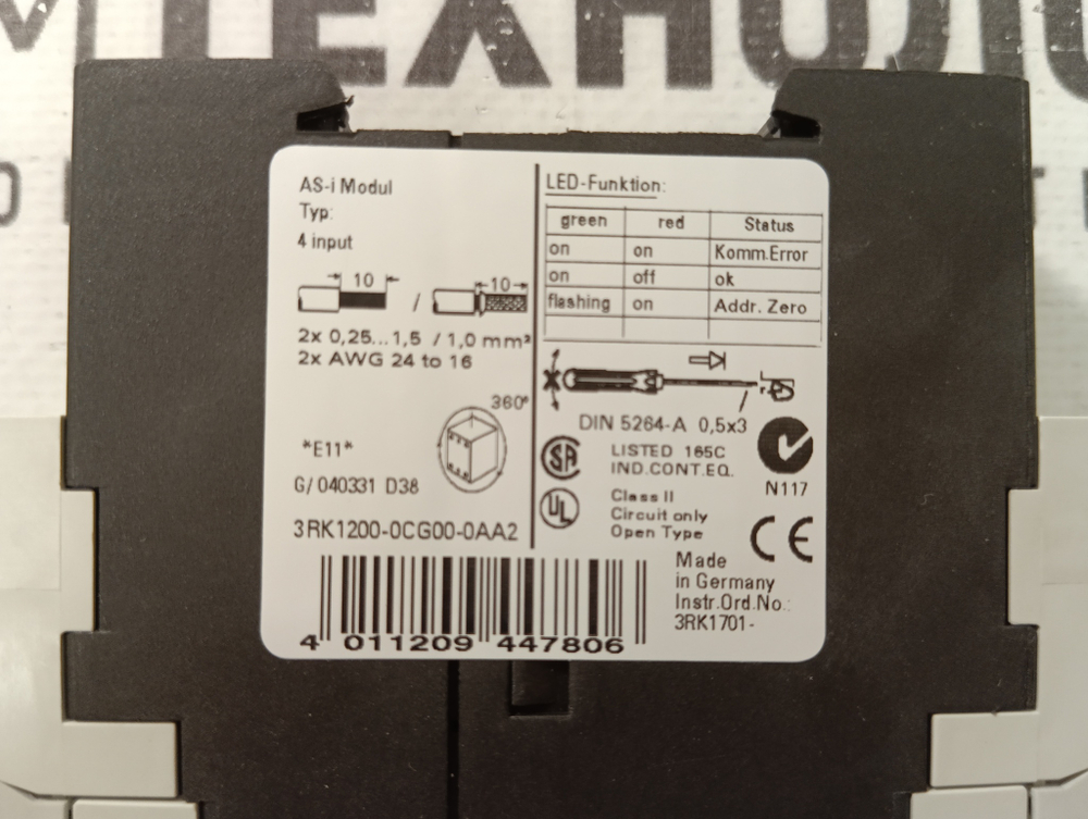 Siemens 3RK1200-0CG00-0AA2 б/у
