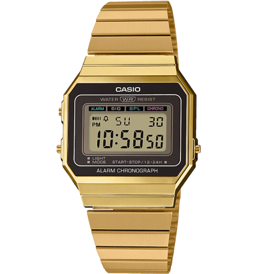 Японские электронные часы Casio A700WEG-9AEF