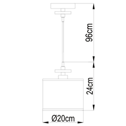Подвесной светильник Arte Lamp A3990SP-1CC