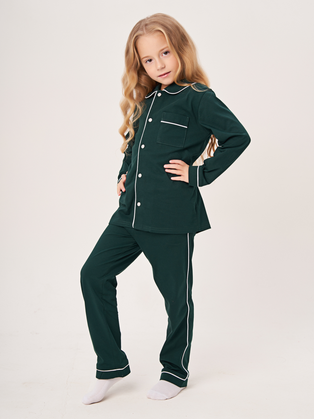 Пижама детская Ihomewear "Еловый"