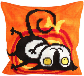 "Кот играет"-5230  подушка