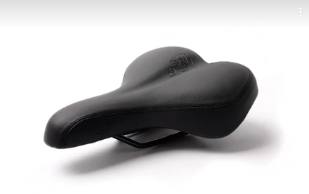 Vintage. Седло комфортное, 250*175мм, черное, Vinca Sport VS 8291 Royal man black