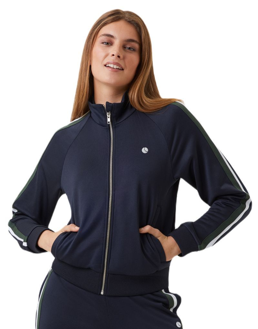 Женская Кофта теннисная Björn Borg Ace Track Jacket - небесный