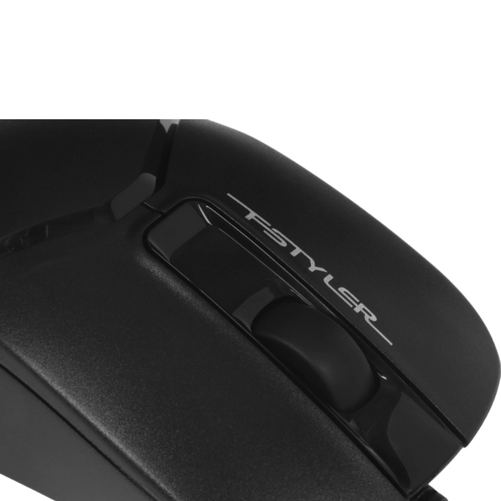 Мышь A4Tech Fstyler FM12, черная, USB