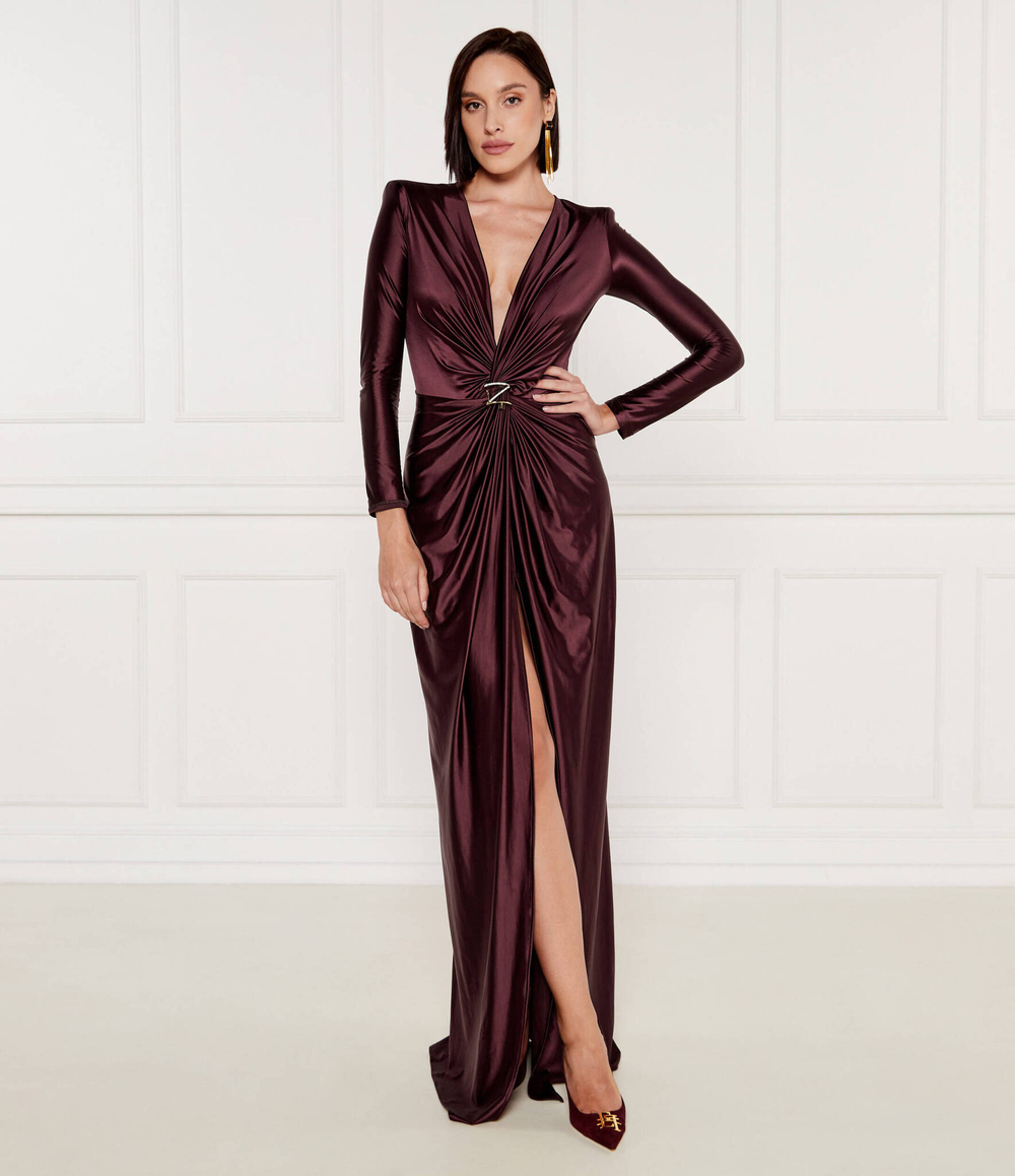 Платье Elisabetta Franchi - бордовый(AB72947E2)