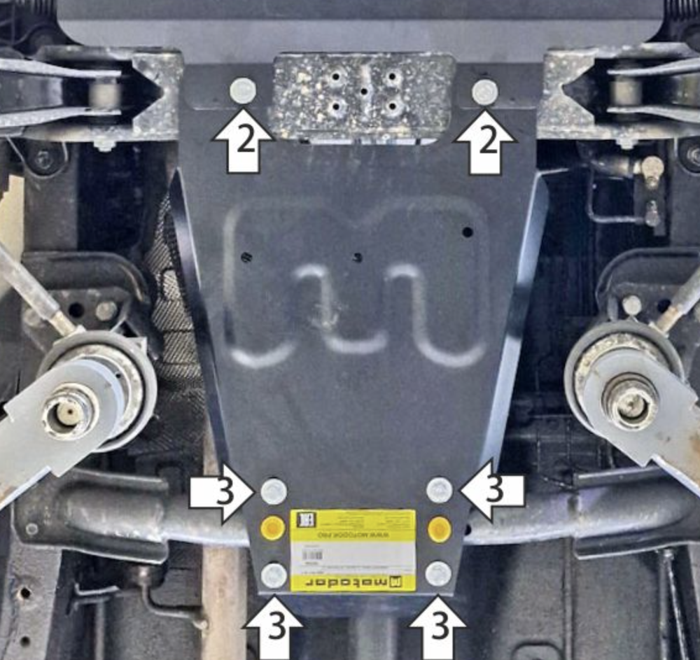 Защита кпп для Sollers SF1 MOTODOR.78704