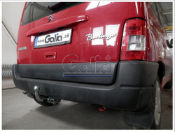 Оцинкованный фаркоп на Citroen Berlingo I 1996-2008, Berlingo First 2008-2012, Peugeot Partner I 1996-2008, Partner Origin 2008-2012 (без электрики), Galia C043C