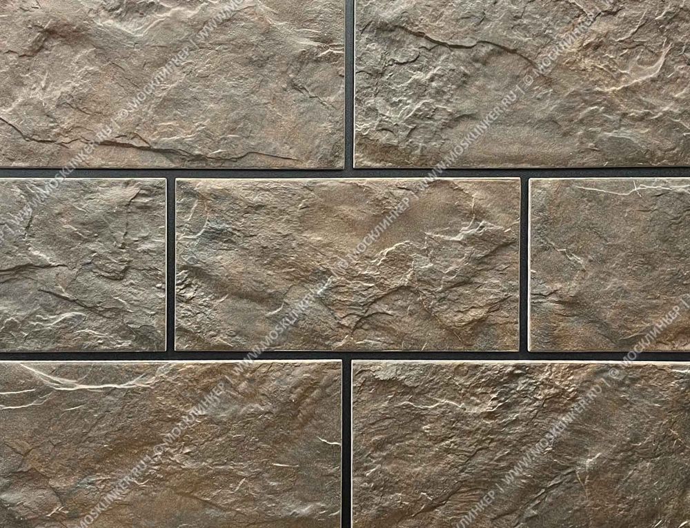 Terrabig Brown, 295x148x9 - Клинкерная плитка для цоколя и фасада