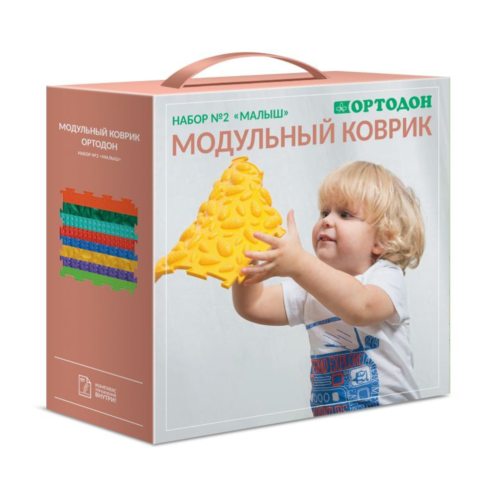 Модульный массажный коврик "Малыш", 8 модулей