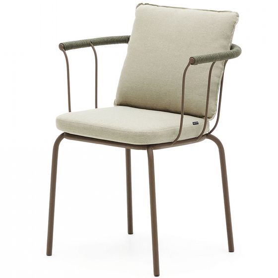 Уличный стул Salguer, зеленый/коричневый