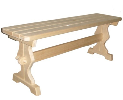 Скамейка из липы 1.5 м